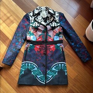 Elevenses Florilège Coat Anthropologie, size 4